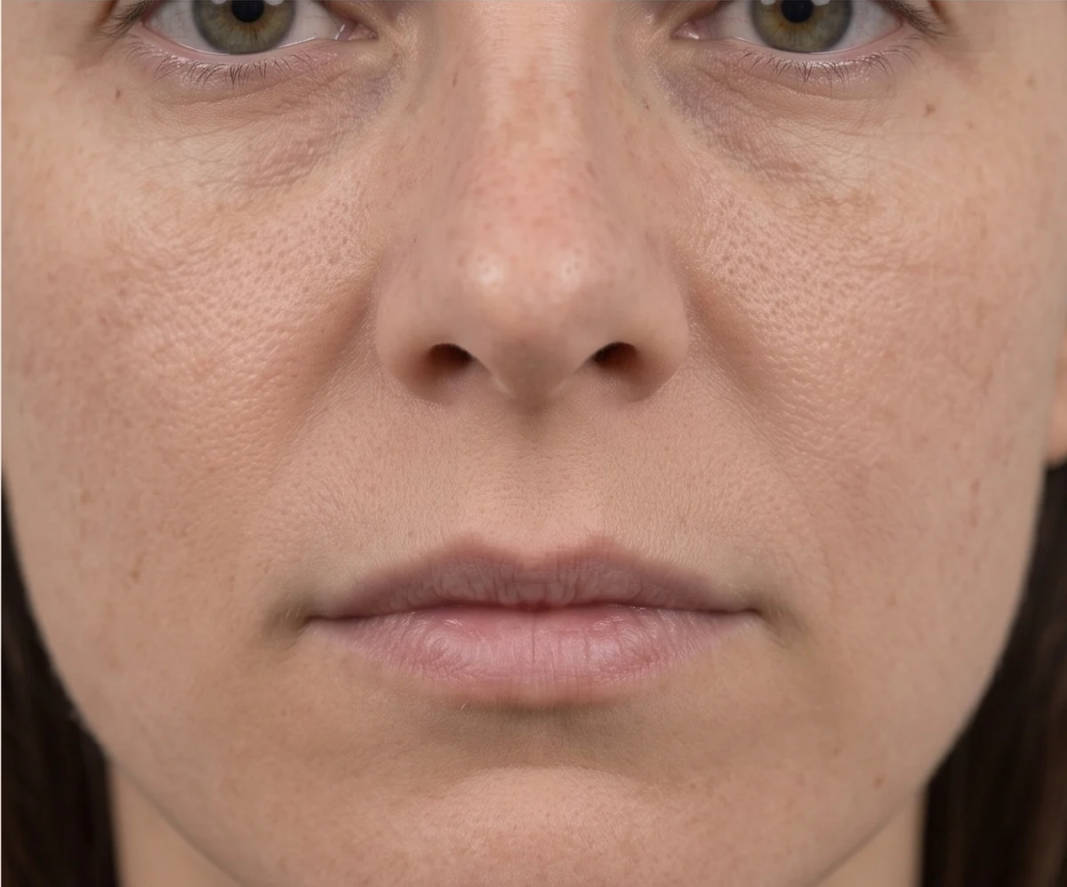Antes de Facial Reset
